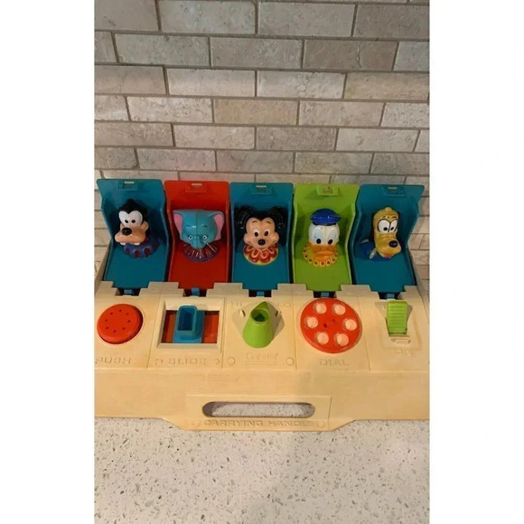 Playskool Disney Busy Poppin' Pals - Pop Up Toy VINTAGE 1980 bA - Picture 2 of 7